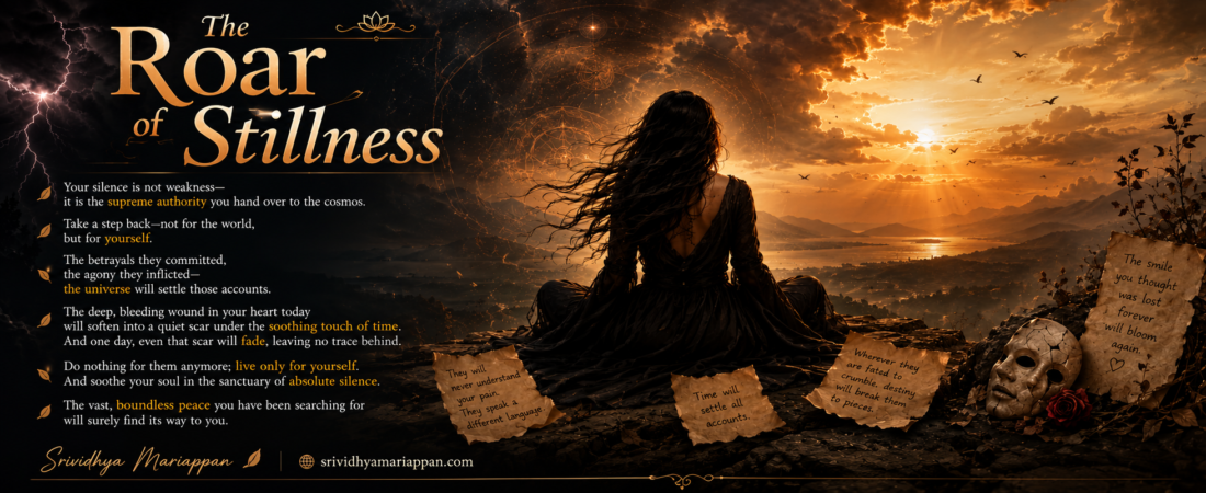 மௌனத்தின் அதிகாரம்
The Roar of Stillness