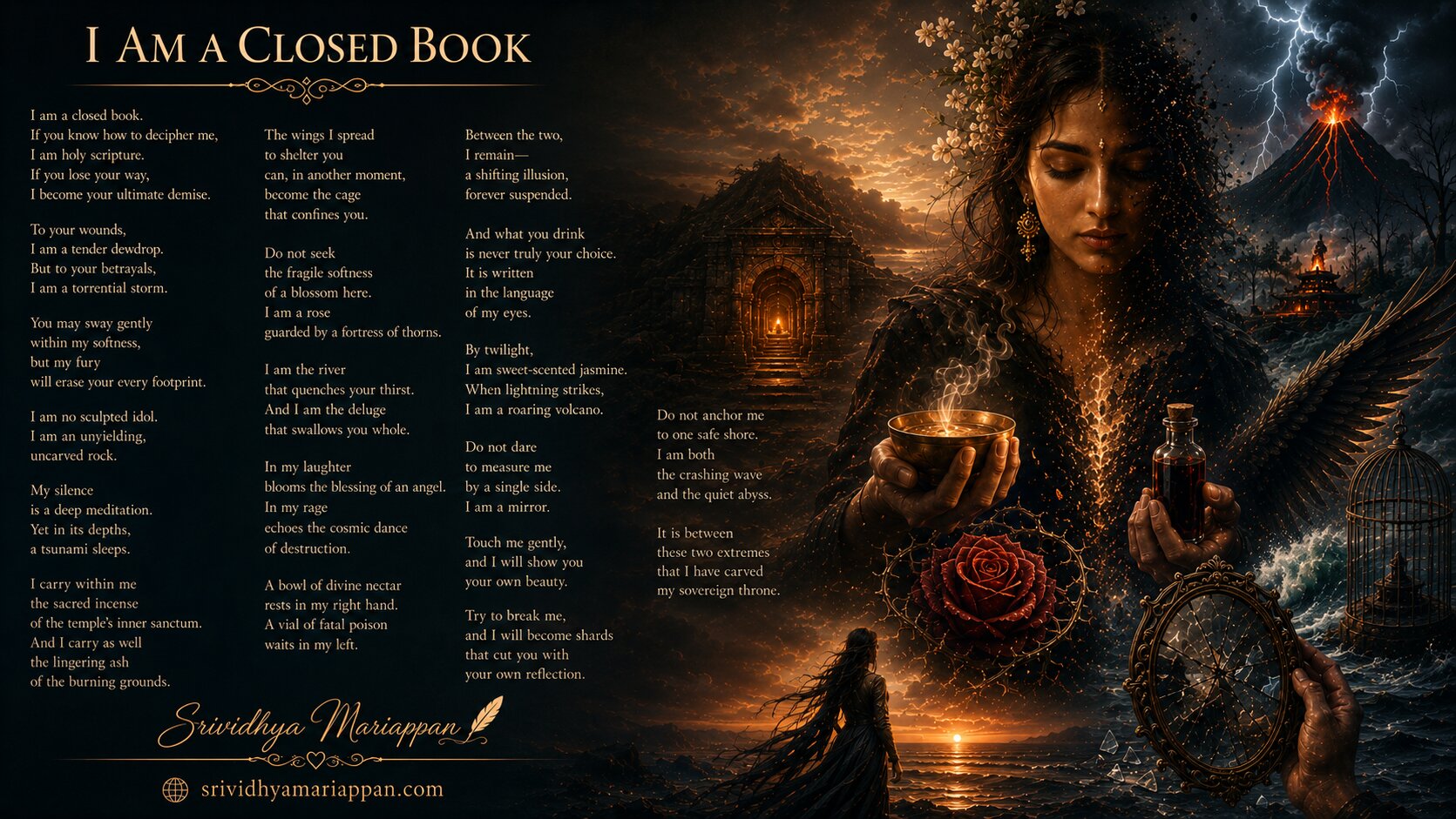 நான் ஒரு மூடிய புத்தகம்…

I Am a Closed Book
