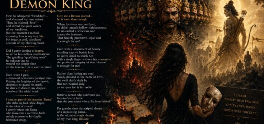 எனக்கு ராவணன் போதும்
I Prefer the Demon King