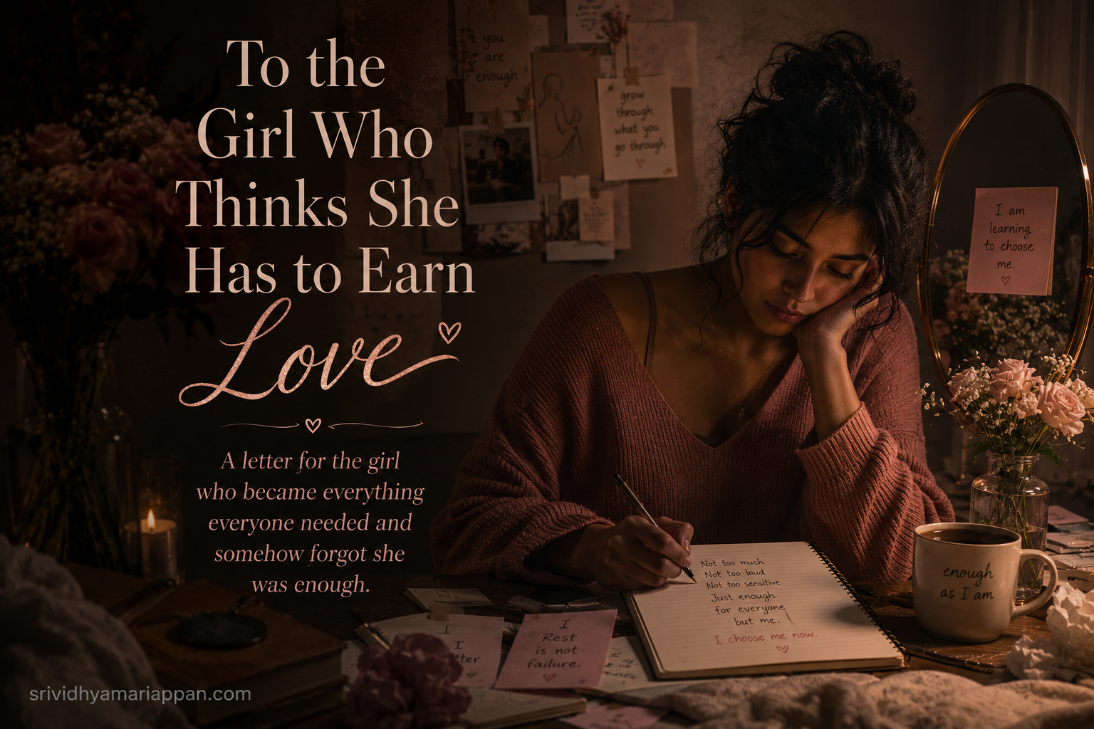 To the Girl Who Thinks She Has to Earn Love