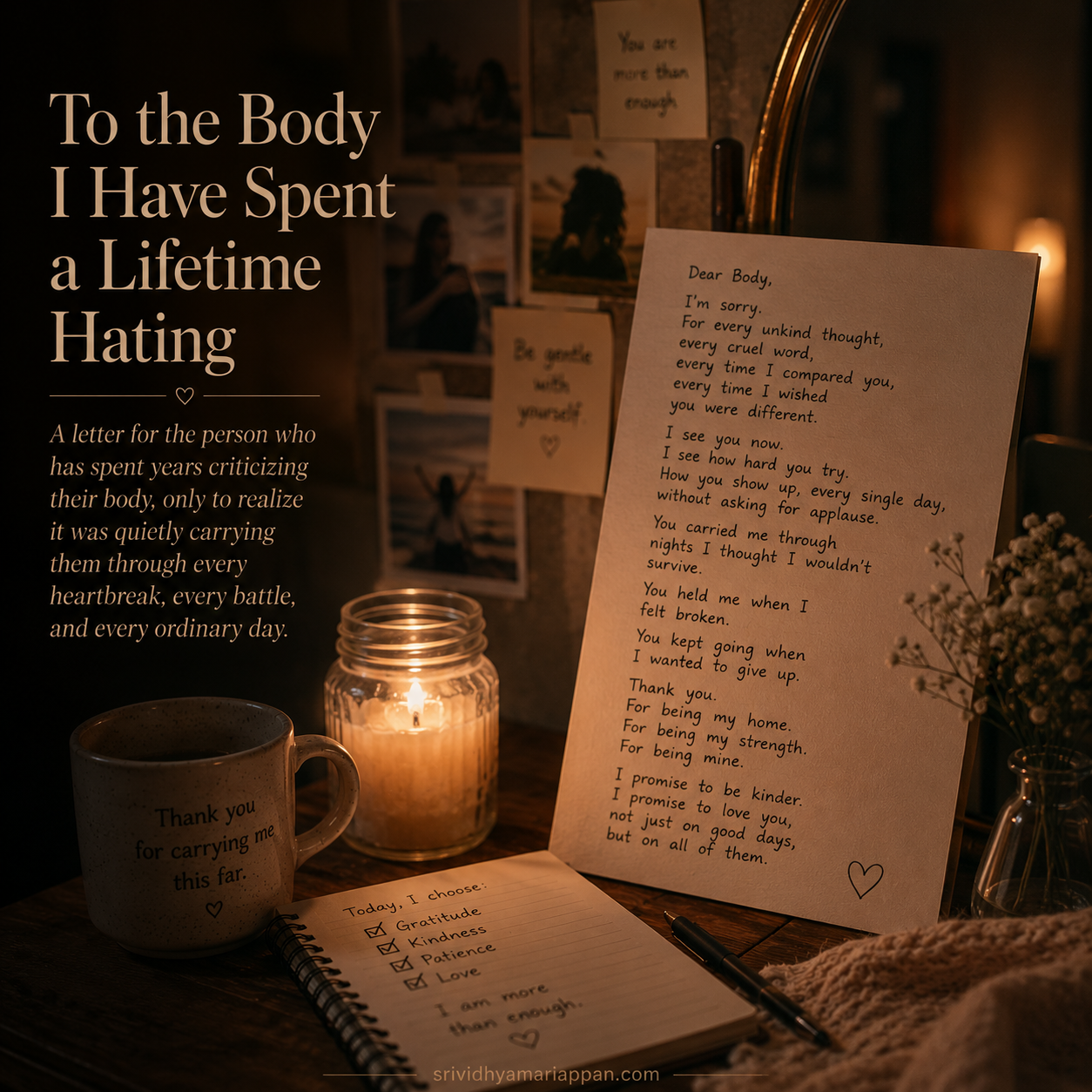 To the Body I Have Spent a Lifetime Hating