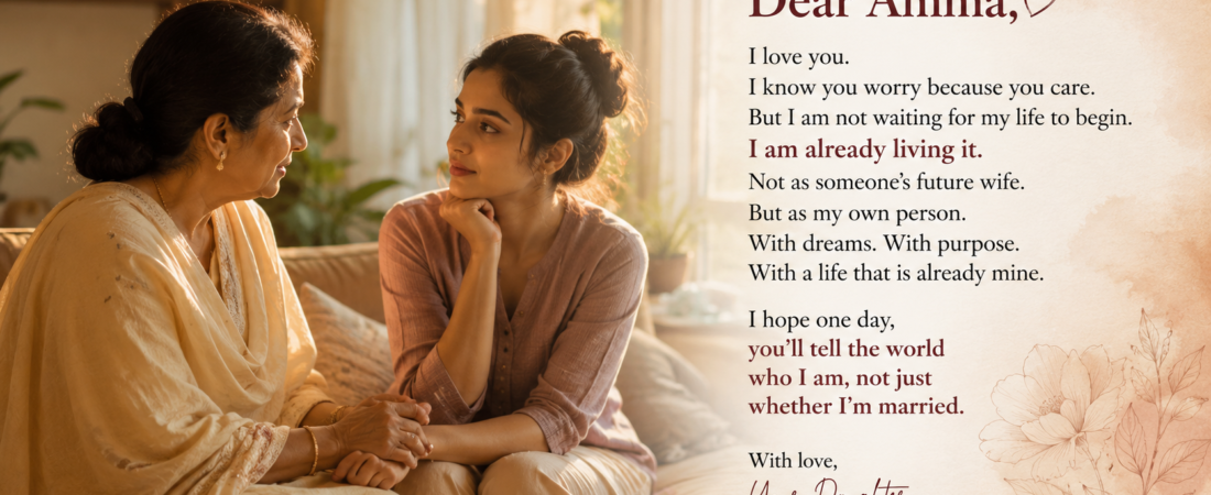 To the Mother Who Wants Me Settled