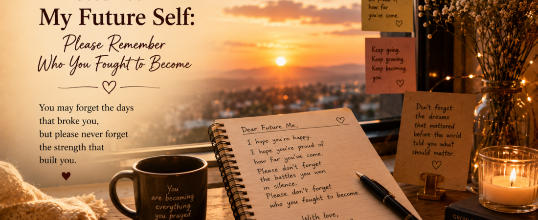 A Letter to My Future Self: Please Remember Who You Fought to Become