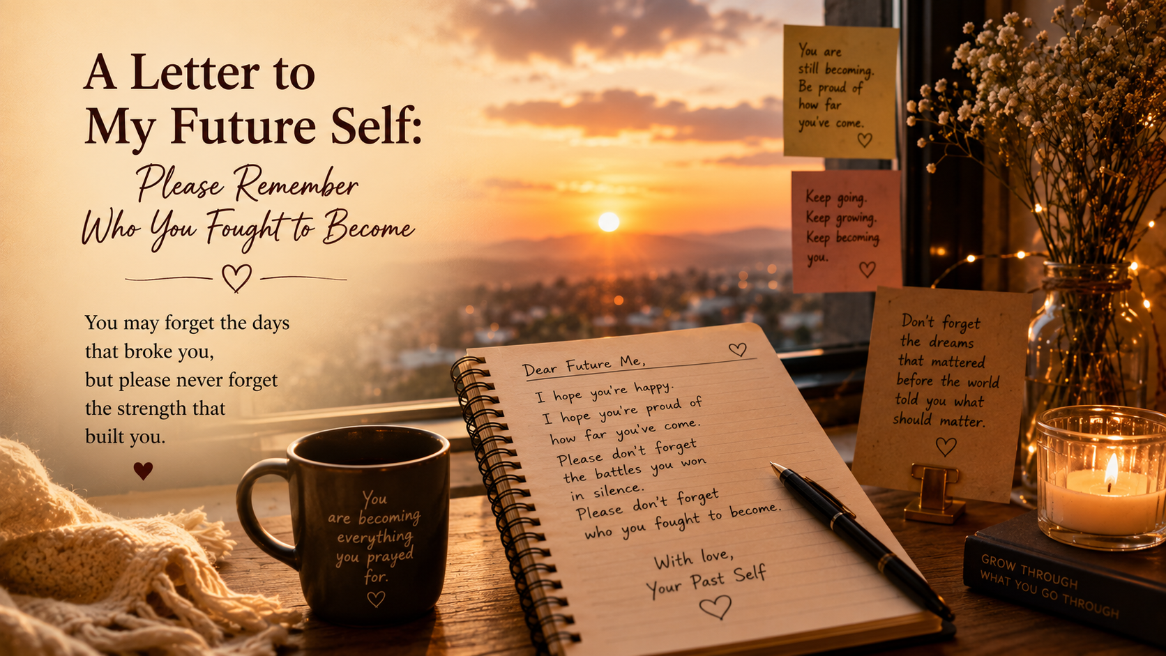 A Letter to My Future Self: Please Remember Who You Fought to Become